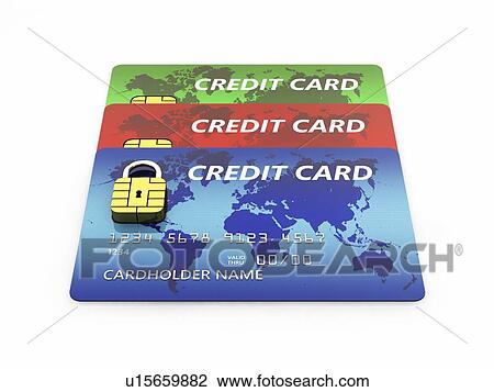 Stock Image - Credit card security, conceptual illustration. Fotosearch