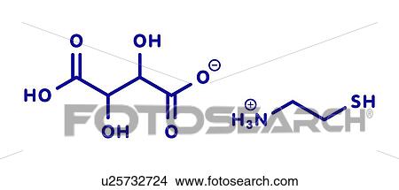 Cysteamine bitartrate Huntington's disease drug molecule View Large Photo Image Picture - Cysteamine bitartrate Huntington's disease drug molecule. Fotosearch