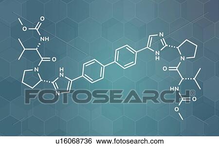 Daclatasvir hepatitis C virus drug, molecular model View Large Photo Image Stock Photograph - Daclatasvir hepatitis C virus drug, molecular model. Fotosearch