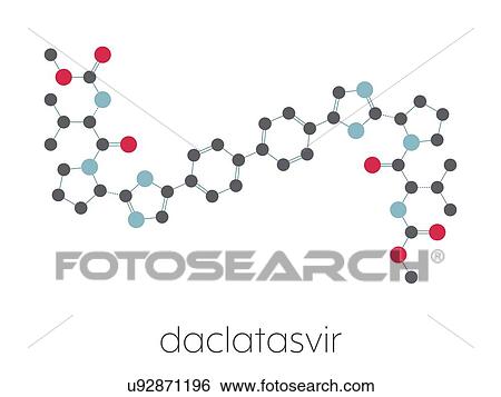 Daclatasvir hepatitis C virus drug, molecular model View Large Photo Image Stock Photograph - Daclatasvir hepatitis C virus drug, molecular model. Fotosearch