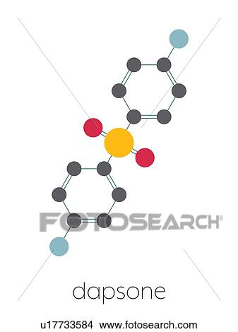 Dapsone antibacterial drug, molecular model View Large Photo Image Picture - Dapsone antibacterial drug, molecular model. Fotosearch
