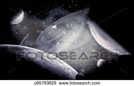 Stock Photo - Deep space, illustration. Fotosearch