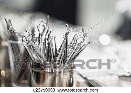 Stock Image - Dental instruments. Fotosearch