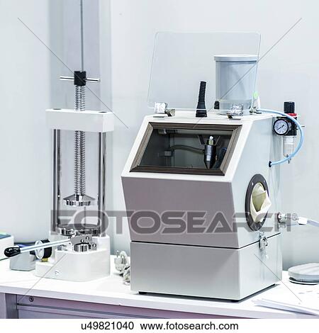 Stock Image - Dental laboratory equipment. Fotosearch