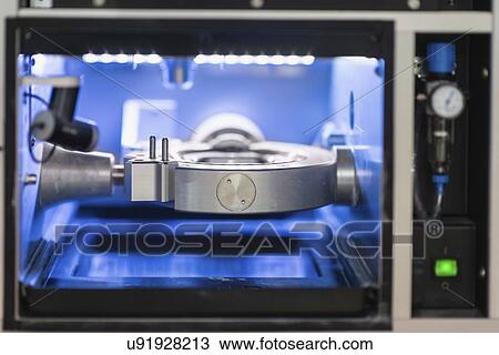 Stock Image - Dental milling machine. Fotosearch