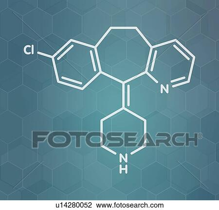 Desloratadine antihistamine drug, molecular model View Large Photo Image Stock Image - Desloratadine antihistamine drug, molecular model. Fotosearch