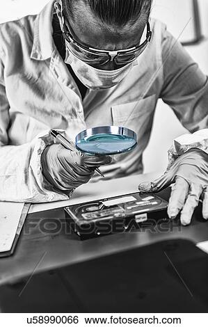 Stock Photograph - Digital forensic science. Fotosearch