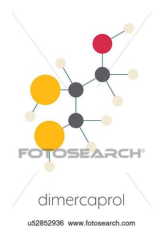 Dimercaprol metal poisoning antidote, molecular model View Large Photo Image Stock Photograph - Dimercaprol metal poisoning antidote, molecular model. Fotosearch