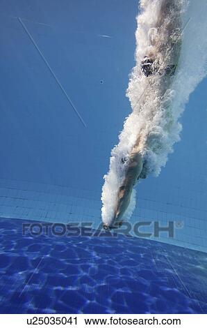 Diver underwater View Large Photo Image Stock Image - Diver underwater. Fotosearch