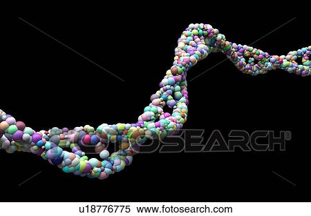DNA (deoxyribonucleic acid) strand against a black background, illustration. View Large Photo Image Stock Photography - DNA (deoxyribonucleic acid) strand against a black background, illustration.. Fotosearch