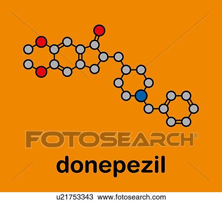 Donepezil Alzheimer's disease drug, molecular model View Large Photo Image Stock Image - Donepezil Alzheimer's disease drug, molecular model. Fotosearch