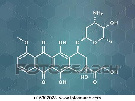 Doxorubicin chemotherapy drug, molecular model View Large Photo Image Stock Photo - Doxorubicin chemotherapy drug, molecular model. Fotosearch