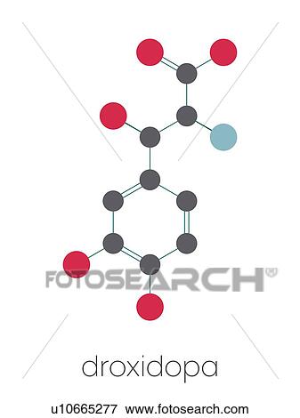 Droxidopa hypotension drug, molecular model View Large Photo Image Stock Photo - Droxidopa hypotension drug, molecular model. Fotosearch