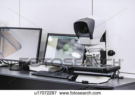 Dual optical video measuring system View Large Photo Image Stock Photo - Dual optical video measuring system. Fotosearch