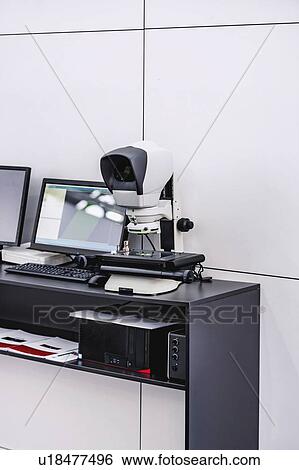 Dual optical video measuring system View Large Photo Image Stock Photograph - Dual optical video measuring system. Fotosearch
