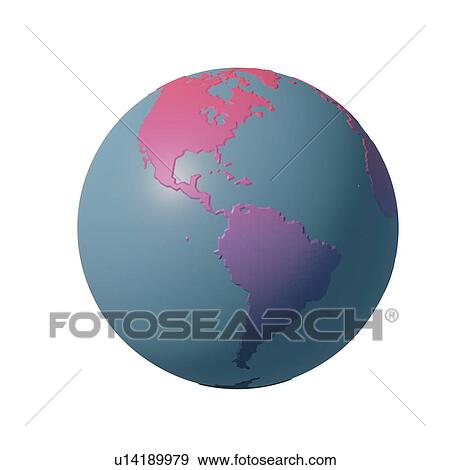 Stock Photo - Earth, illustration. Fotosearch