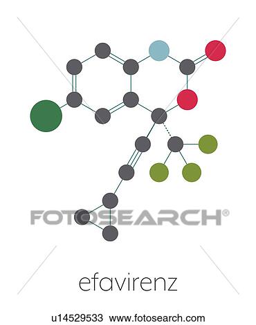 Efavirenz HIV drug, molecular model View Large Photo Image Stock Image - Efavirenz HIV drug, molecular model. Fotosearch
