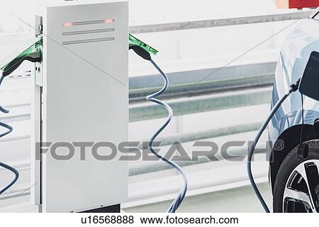 Electric car charger View Large Photo Image Stock Photo - Electric car charger. Fotosearch