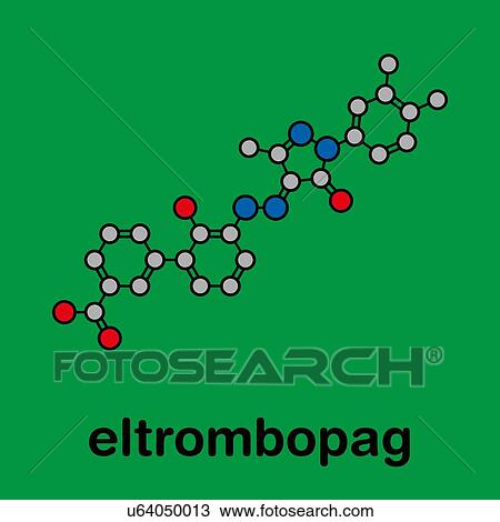 Eltrombopag thrombocytopenia drug, molecular model View Large Photo Image Stock Image - Eltrombopag thrombocytopenia drug, molecular model. Fotosearch