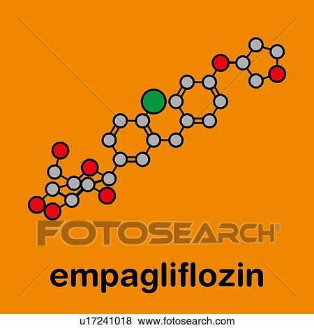 Empagliflozin diabetes drug, molecular model View Large Photo Image Stock Photo - Empagliflozin diabetes drug, molecular model. Fotosearch
