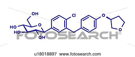 Empagliflozin diabetes drug, molecular model View Large Photo Image Stock Photo - Empagliflozin diabetes drug, molecular model. Fotosearch