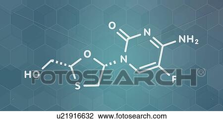 Emtricitabine HIV drug, molecular model View Large Photo Image Stock Image - Emtricitabine HIV drug, molecular model. Fotosearch
