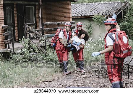 Evacuation from disaster struck area View Large Photo Image Stock Image - Evacuation from disaster struck area. Fotosearch