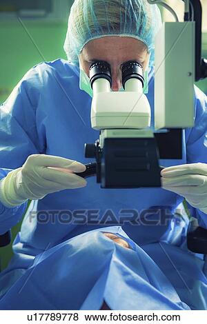 Stock Photo - Eye surgery. Fotosearch