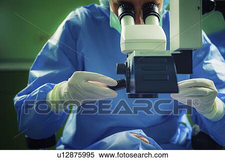Stock Photography - Eye surgery. Fotosearch