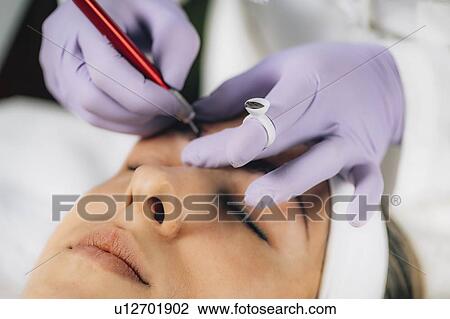 Eyebrow microblading View Large Photo Image Stock Image - Eyebrow microblading. Fotosearch
