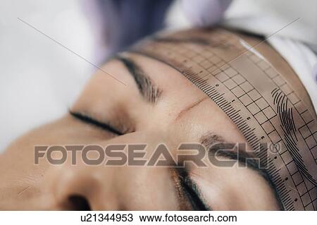Eyebrow microblading View Large Photo Image Stock Image - Eyebrow microblading. Fotosearch