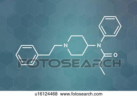 Fentanyl opioid analgesic drug, molecular model View Large Photo Image Stock Photo - Fentanyl opioid analgesic drug, molecular model. Fotosearch
