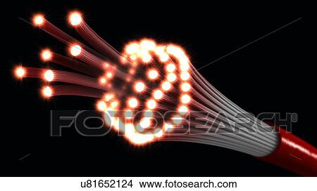 Fibre optics, illustration View Large Photo Image Picture - Fibre optics, illustration. Fotosearch