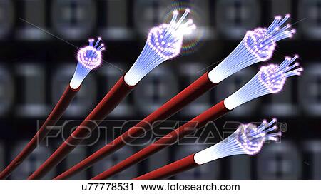 Fibre optics, illustration View Large Photo Image Stock Image - Fibre optics, illustration. Fotosearch