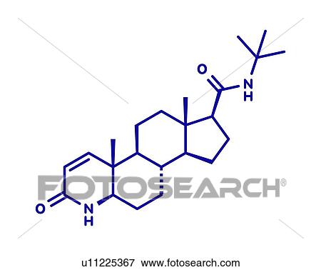 Stock Photo - Finasteride male pattern baldness drug, molecular model. Fotosearch