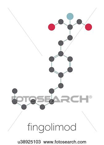 Fingolimod multiple sclerosis drug, molecular model View Large Photo Image Stock Image - Fingolimod multiple sclerosis drug, molecular model. Fotosearch