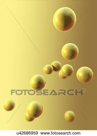 Floating spheres, illustration View Large Photo Image Stock Photo - Floating spheres, illustration. Fotosearch