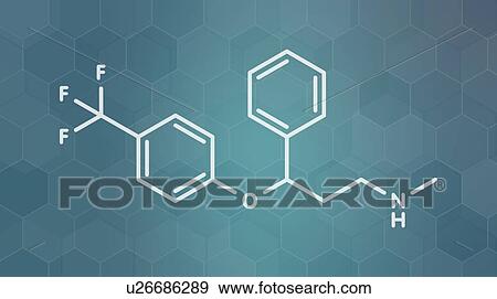 Stock Photo - Fluoxetine antidepressant drug. Fotosearch