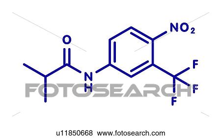 Flutamide prostate cancer drug, molecular model View Large Photo Image Stock Photo - Flutamide prostate cancer drug, molecular model. Fotosearch