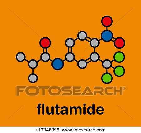 Flutamide prostate cancer drug, molecular model View Large Photo Image Stock Photography - Flutamide prostate cancer drug, molecular model. Fotosearch