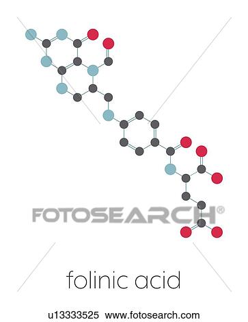 Folinic acid chemotherapy drug, molecular model View Large Photo Image Stock Photography - Folinic acid chemotherapy drug, molecular model. Fotosearch