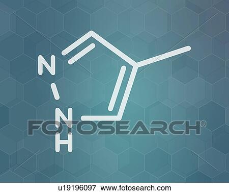 Fomepizole methanol poisoning antidote, molecular model View Large Photo Image Stock Photo - Fomepizole methanol poisoning antidote, molecular model. Fotosearch
