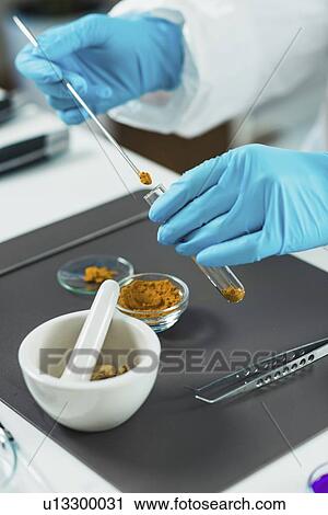 Stock Image - Food safety laboratory. Fotosearch