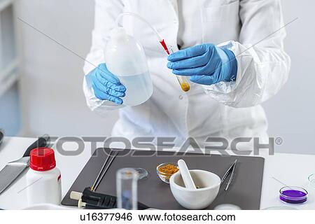 Stock Photograph - Food safety laboratory. Fotosearch