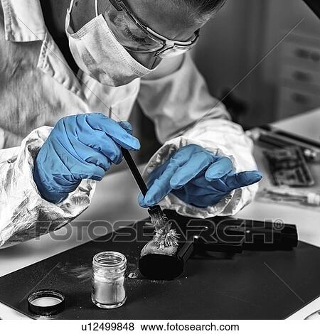 Stock Photo - Forensic science laboratory. Fotosearch