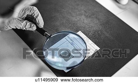 Forensic science technician analyzing evidence in laboratory View Large Photo Image Stock Photo - Forensic science technician analyzing evidence in laboratory. Fotosearch