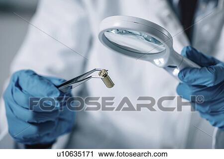 Forensics expert examining crime scene evidence View Large Photo Image Stock Image - Forensics expert examining crime scene evidence. Fotosearch