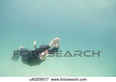 Free diver View Large Photo Image Stock Photo - Free diver. Fotosearch