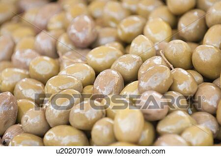 Fresh green olives View Large Photo Image Stock Photo - Fresh green olives. Fotosearch