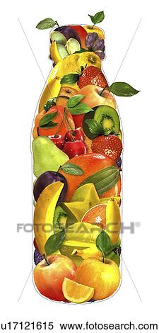 Stock Photography - Fruit juice, conceptual illustration. Fotosearch